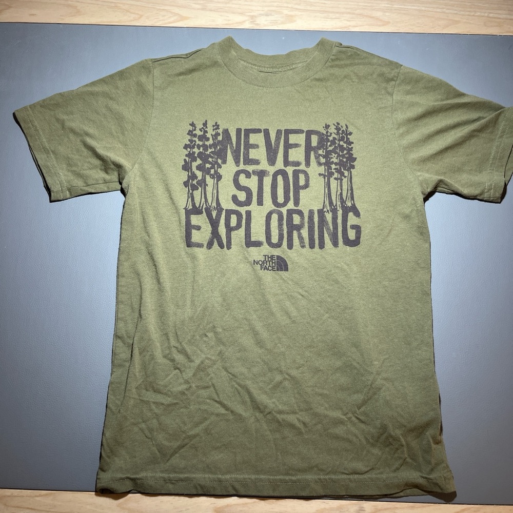 The North Face Olive Green Kids Tee